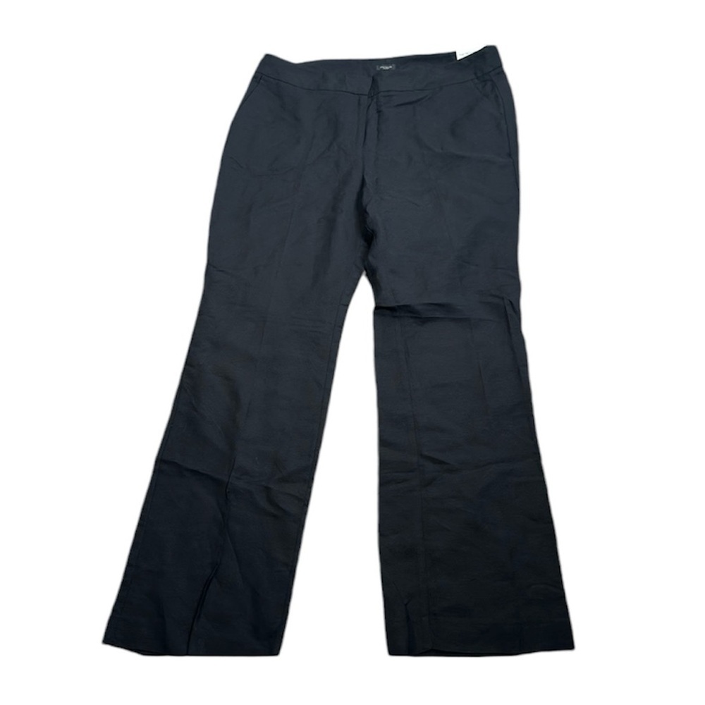 Anne Tylor black trousers mid rise full length size 14new